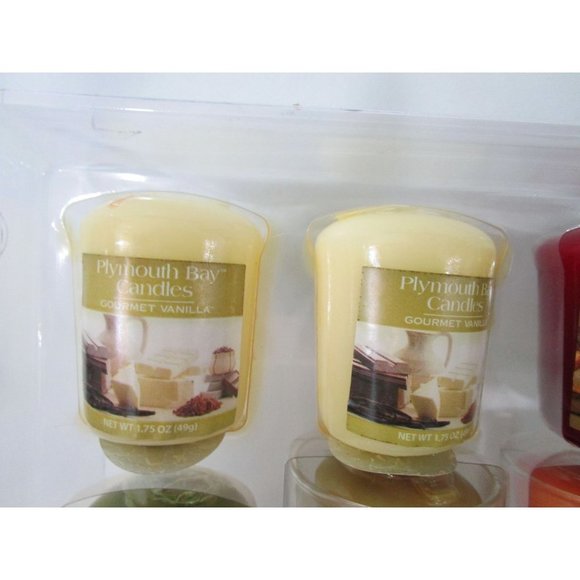 Plymouth Bay by Yankee Candle Votive Sampler Twelve Candles Open Box - Picture 10 of 16